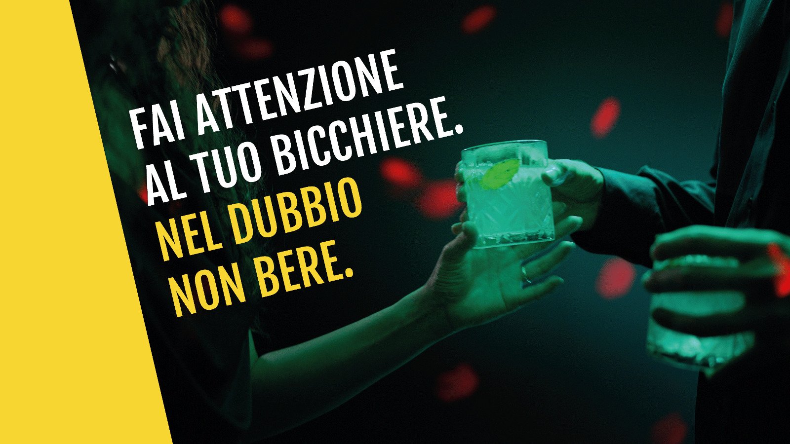 Fai attenzione al tuo bicchiere